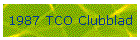 1987 TCO Clubblad